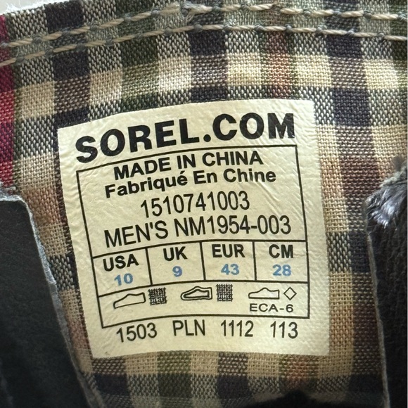 Sorel Men's Distressed Gray Slip-Ons - Picture 5 of 6